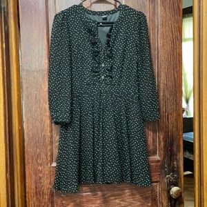 Polka-dot mini dress